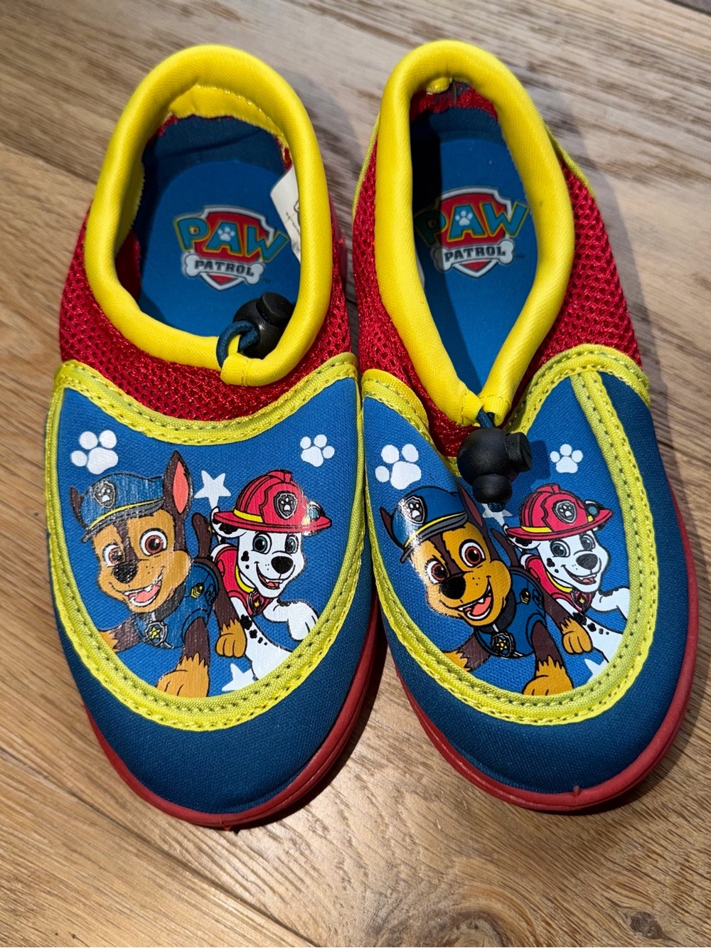 PAW Patrol Kids Slip-On Casual Water Shoes Chase/Marshall Size L 9/10